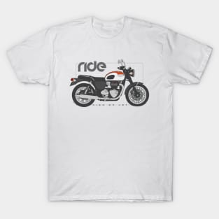 Ride 100 white red T-Shirt